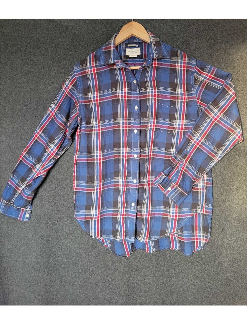 Denim & Supply Ralph Lauren Cotton Plaid Shirt Buttoned Up Americana Women’s M
